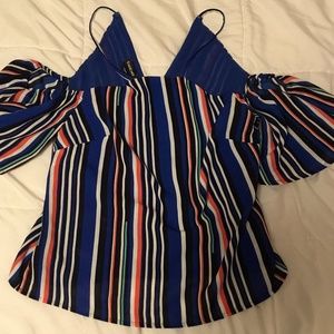 Bebe brand off the shoulder top